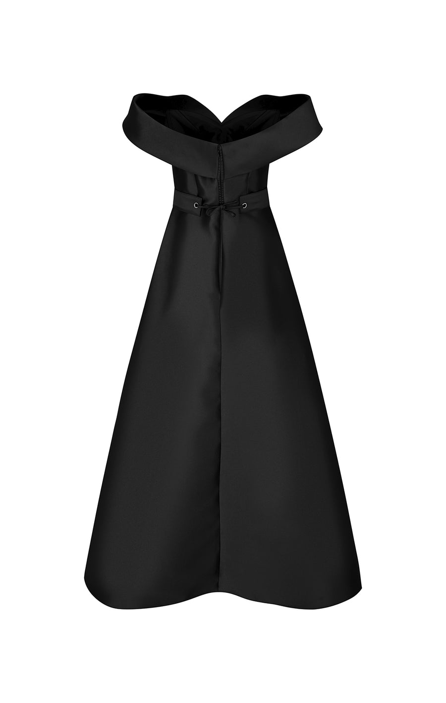 Vestido con Olanes Negro