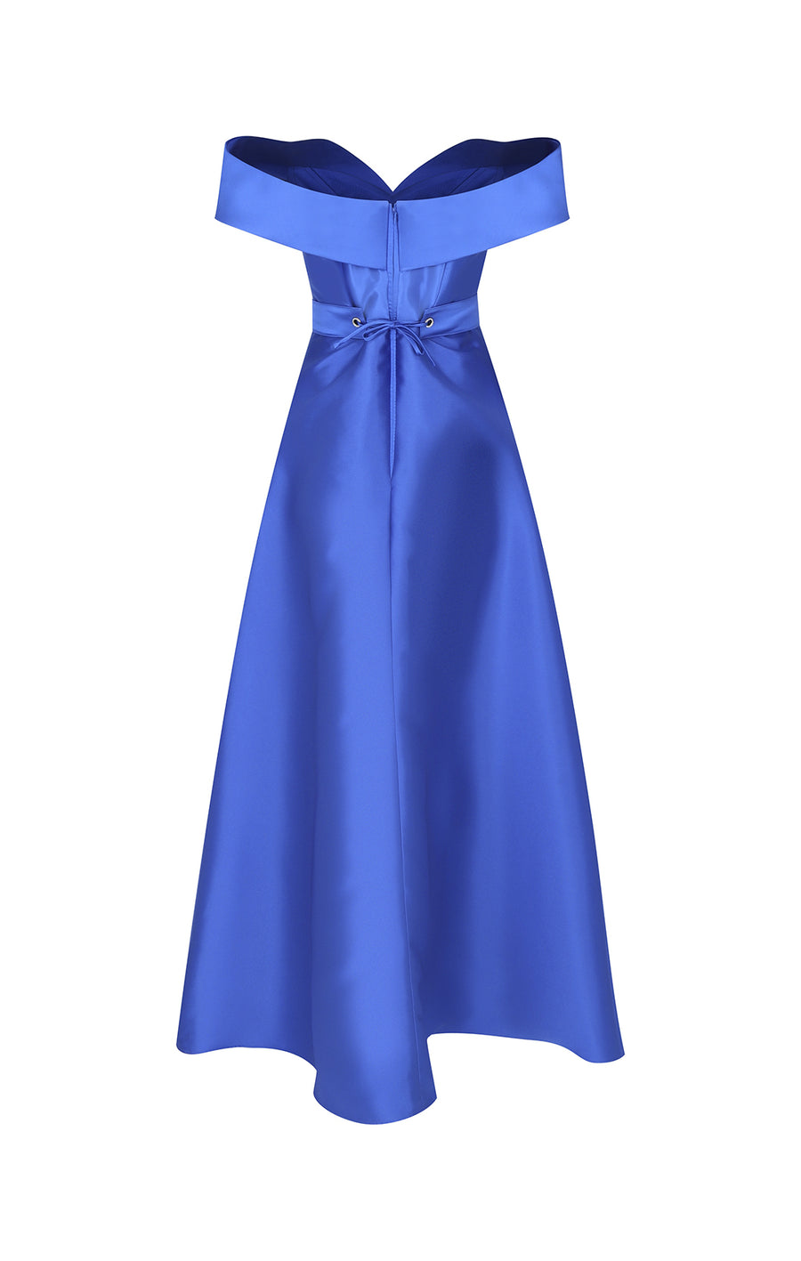 Vestido con Olanes Azul