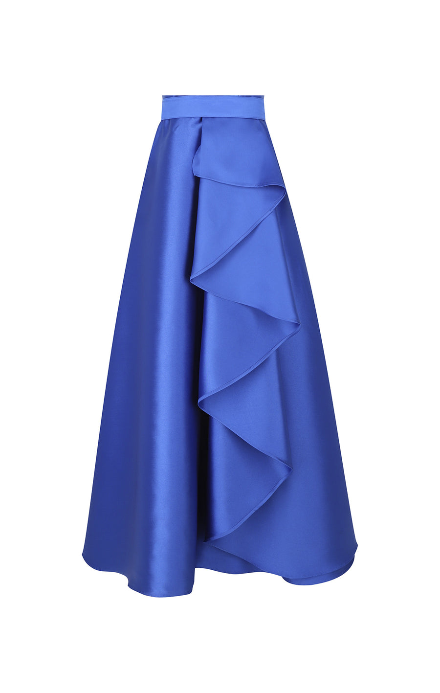 Vestido con Olanes Azul