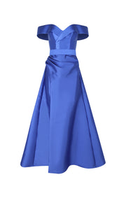 Vestido Asimétrico Azul