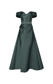 Vestido Asimétrico Verde