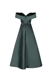 Vestido Asimétrico Verde