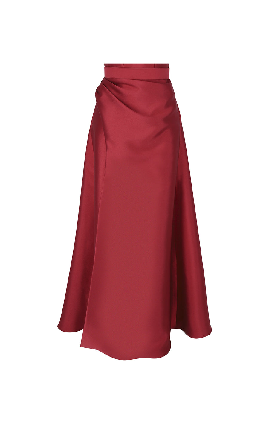 Vestido Asimétrico Tinto