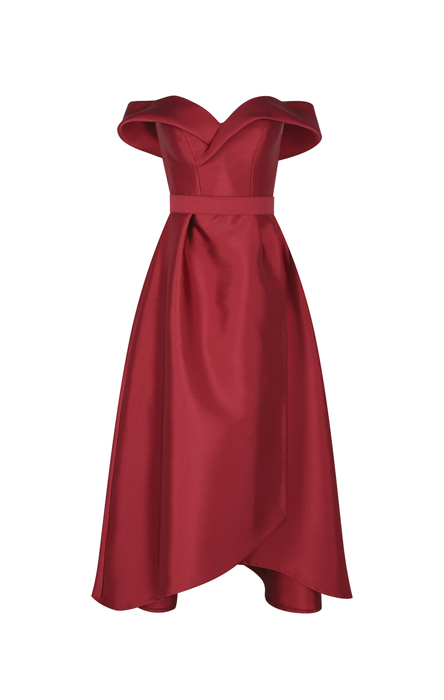 Vestido Envolvente Tinto