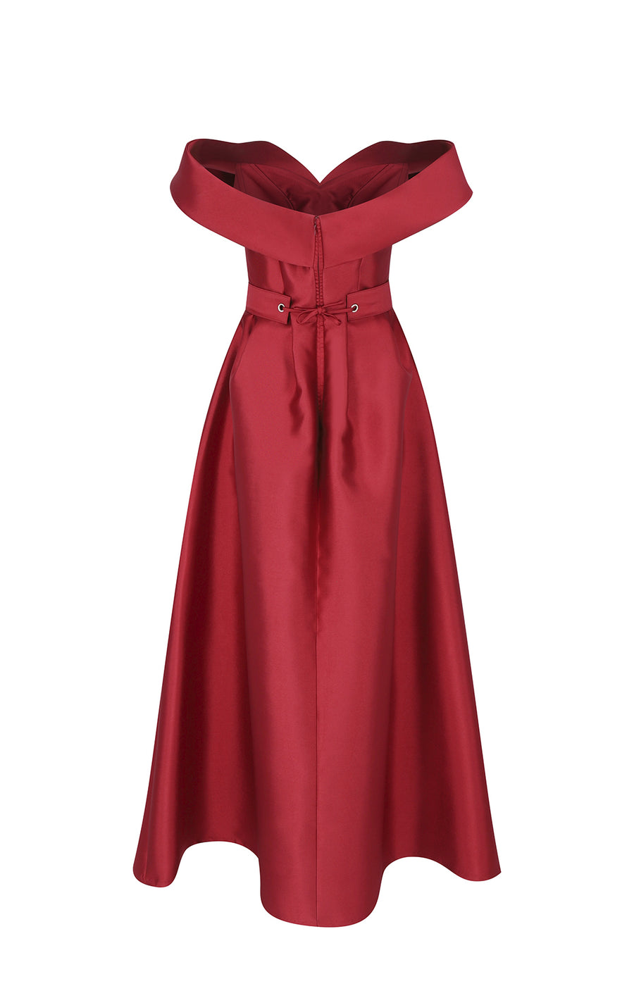 Vestido Envolvente Tinto