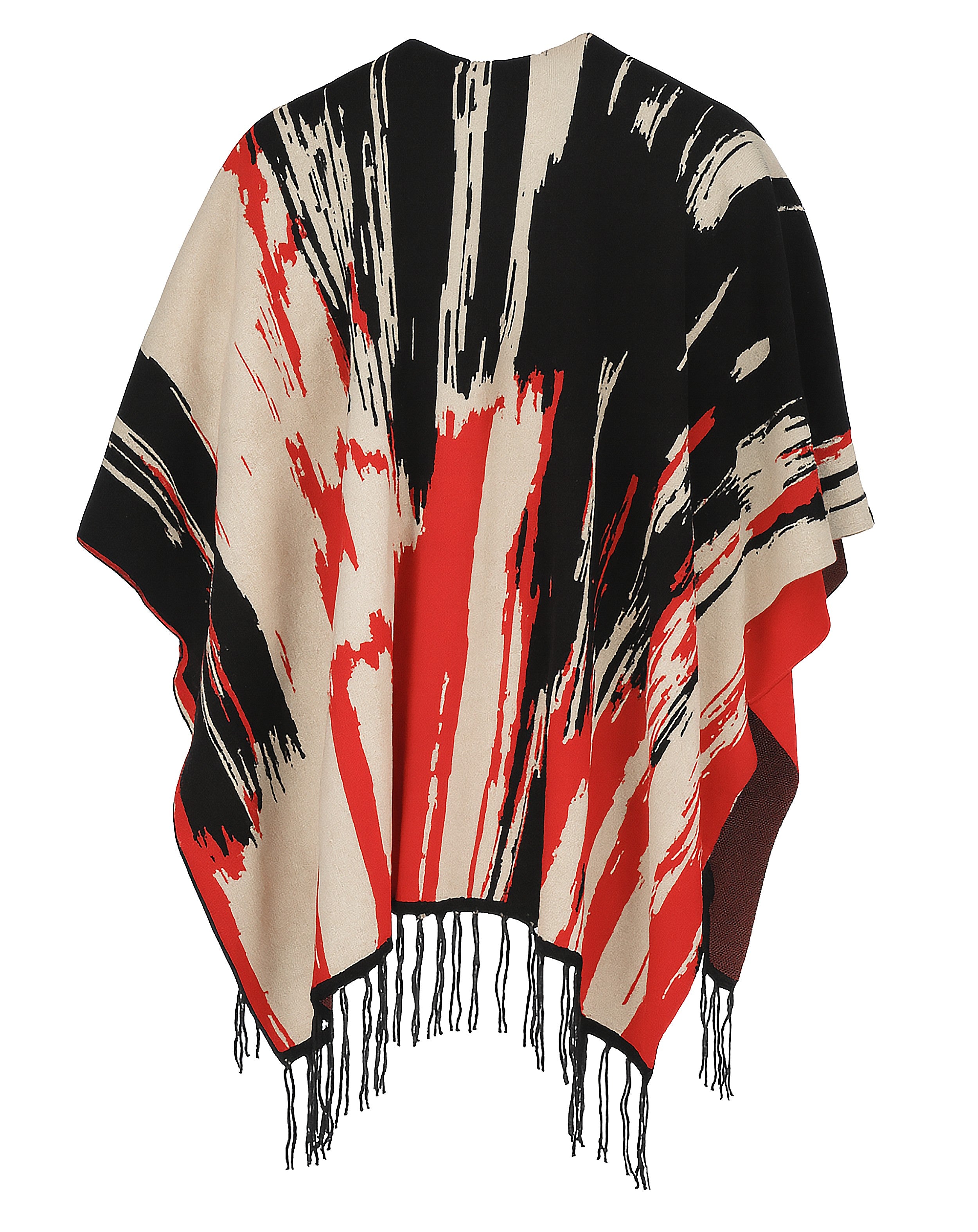 PONCHO OTOÑO INVIERNO NEGRO