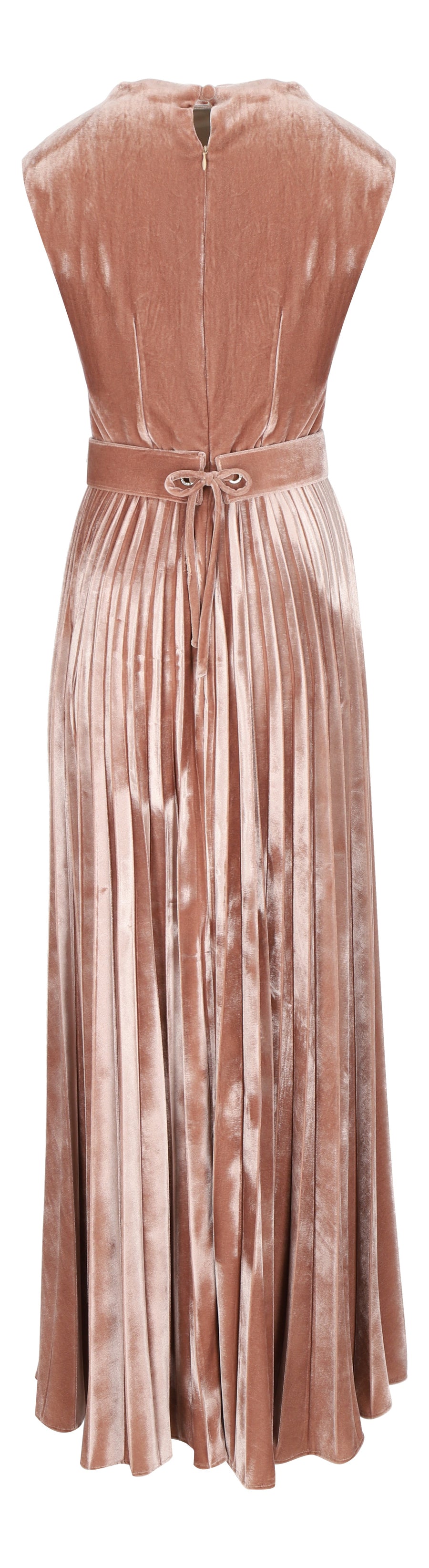 VESTIDO OTOÑO INVIERNO TERCIOPELO ARENA