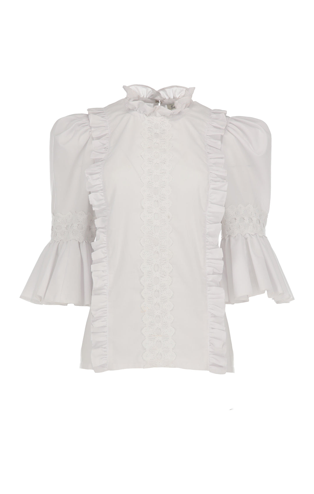 Camisa Volantes Ivory