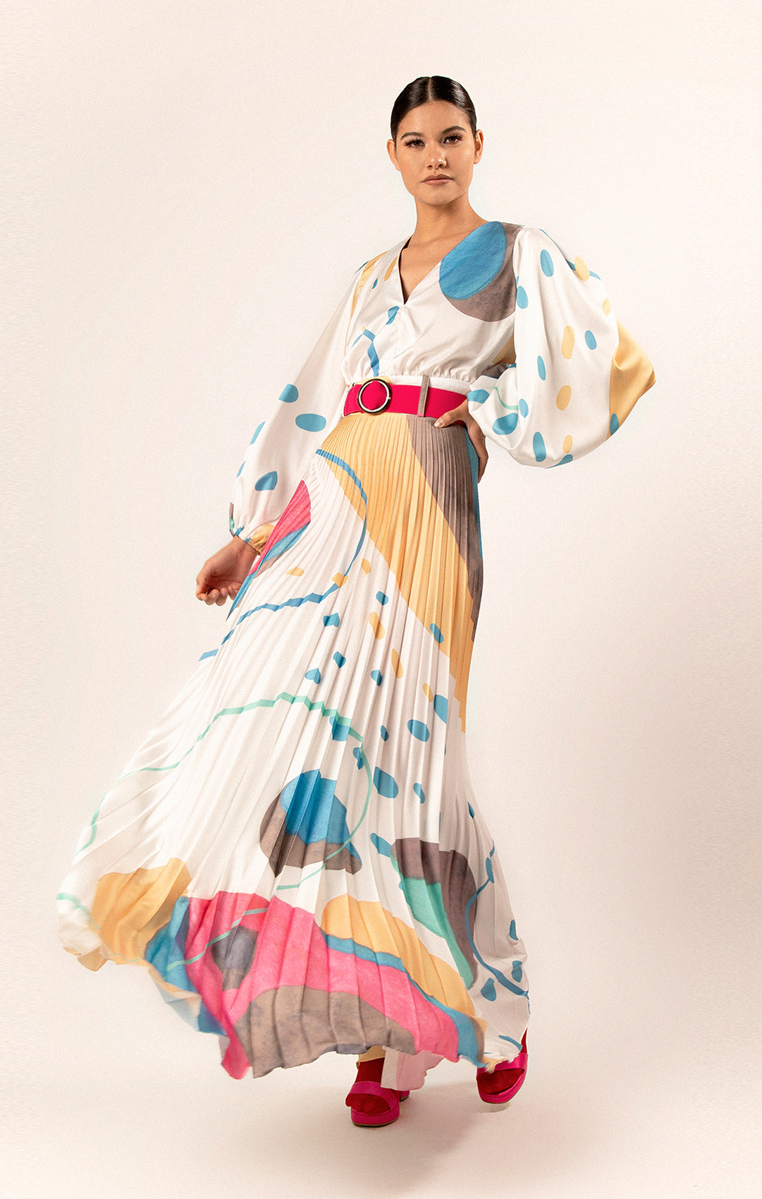 Vestido Policromía
