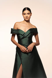 Vestido Asimétrico Verde