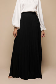 FALDA PLISADA NEGRA
