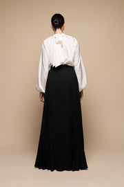 FALDA PLISADA NEGRA