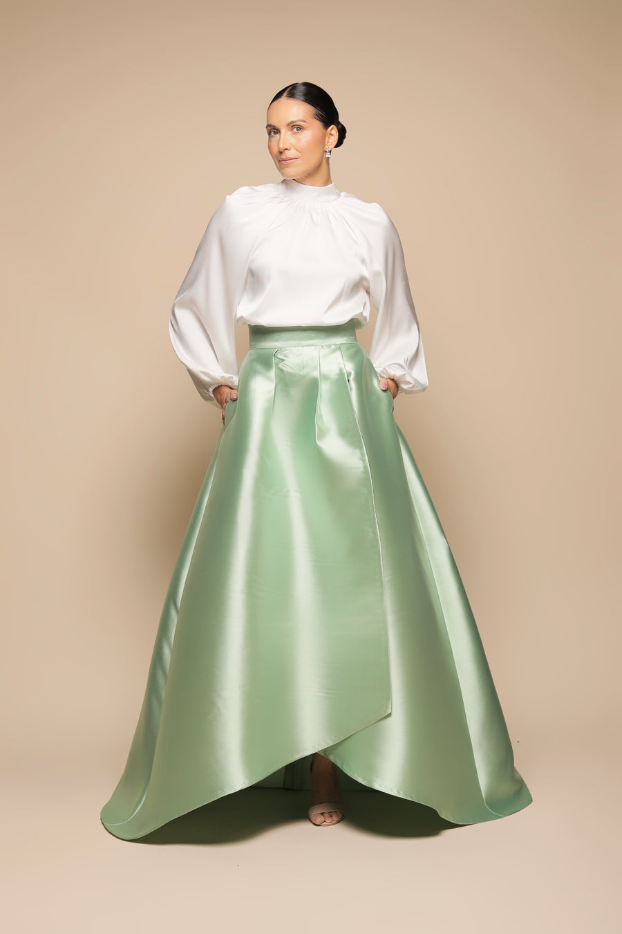 FALDA ENVOLVENTE MENTA