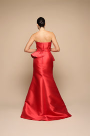 VESTIDO ESCOTE CORAZÓN ROJO