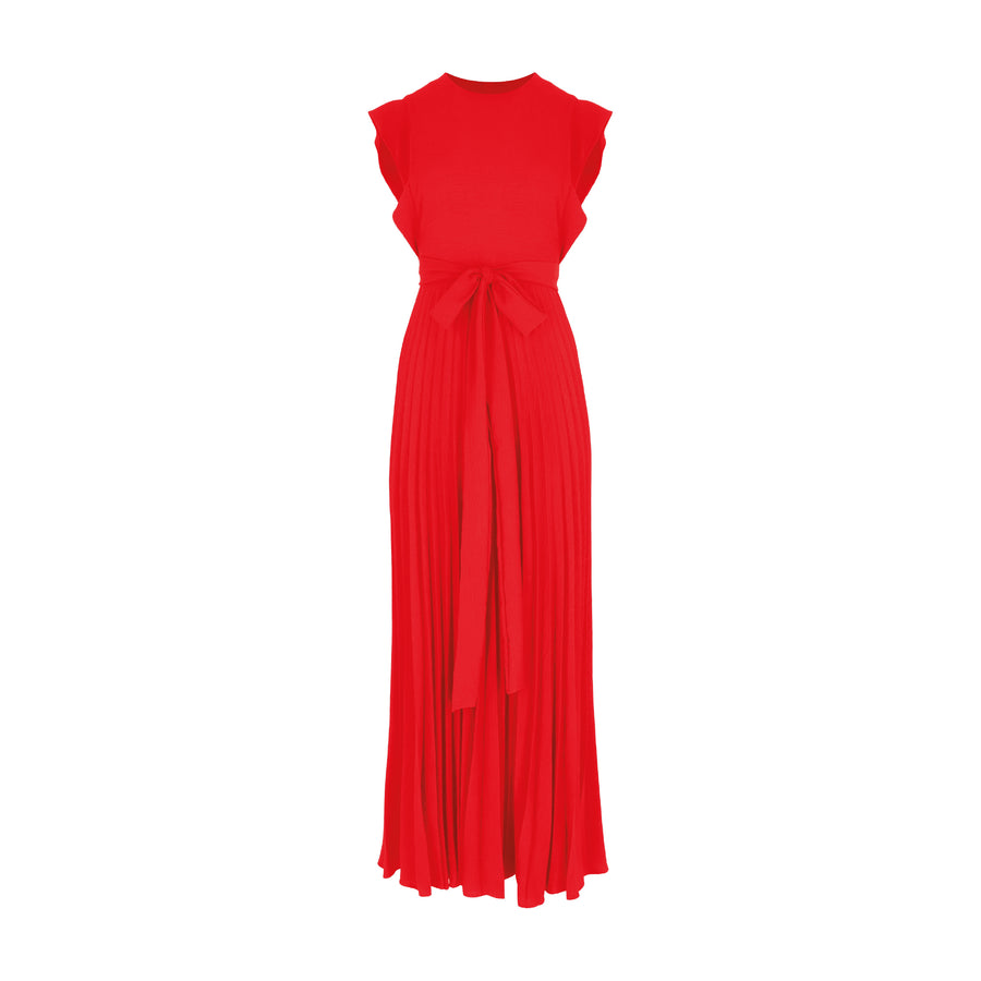 Vestido MANGAS BIES ROJO Benito Santos México