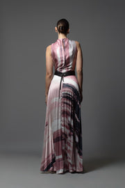 VESTIDO OTOÑO INVIERNO TOTAL PRINT ROSA