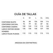 VESTIDO PASTELONES ENCONTRADOS ESCOTE