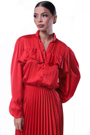 VESTIDO ROJO CAMISON