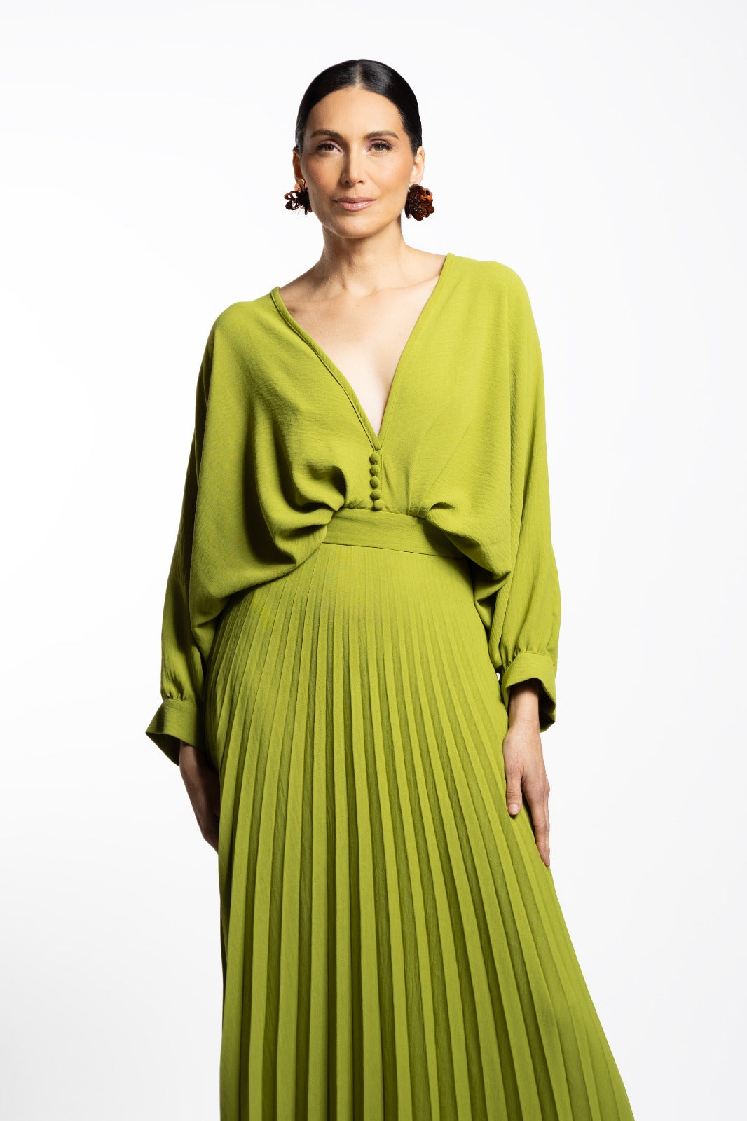 VESTIDO CRUCERO VERDE