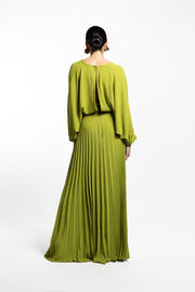 VESTIDO CRUCERO VERDE